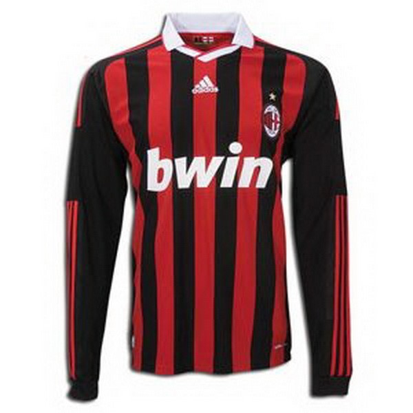 Camiseta AC Milan Primera equipo ML Retro 2009/2010 Rojo